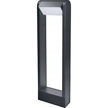 Venkovní osvětlení Obdélníkový osvětlovací sloupek Solight s integrovaným LED zdrojem, 50 cm, černý