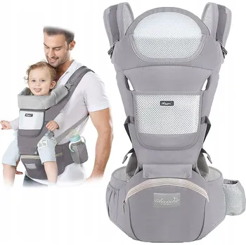 ERGONOMICKÉ VÍCEFUNKČNÍ NOSÍTKO 10V1 BEDERNÍ NOSÍTKO 20KG PŘEDNÍ ZADNÍ