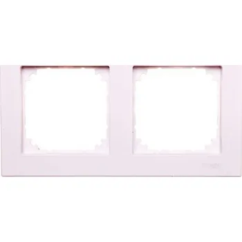 Rámeček dvojitý Merten bílý