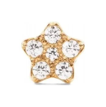 Náušnice Náušnice Daniel Wellington Crystal Star Stud Gold DW-DW00400864