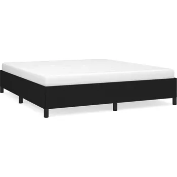 Postel Rám postele černý 203 x 163 x 35 cm, vhodná matrace 160 x 200 cm