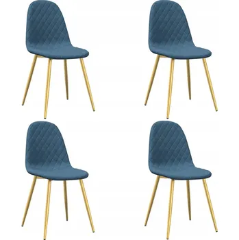 Jídelní židle Židle Greatstore modrá 4 ks