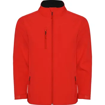 Chlapecká bunda Roly Dětská softshellová bunda Nebraska Barva: Red 60, Velikost: 8 years G_RY6436K