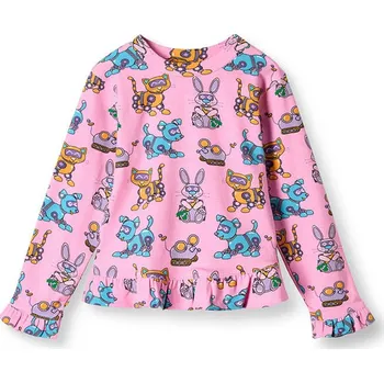 Dívčí tričko Tričko Småfolk Rosa 1771338 86