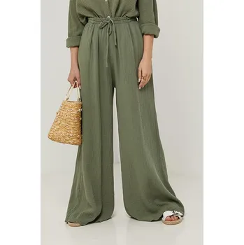 Dámské kalhoty Rodier Lin Khaki 2700007 M/L