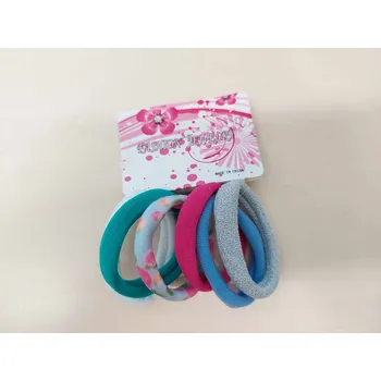 Beauty and hair Gumičky do vlasů barevné a růže - 6ks