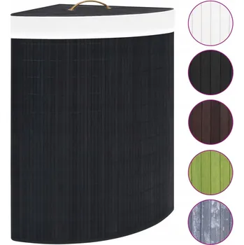 Koš na prádlo Volně stojící koš na prádlo VidaXL 60 l černý