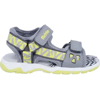 Chlapecké sandály Richter Shoes Grau/ Gelb 3472099 34