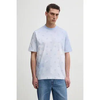 Pánské tričko Bavlněné tričko BOSS 50531387 modrá 50X, vel. S