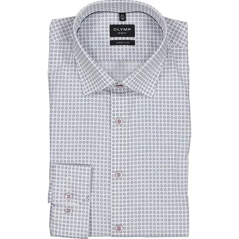 Pánská košile Košile OLYMP Weiß/ Blau 894989 38