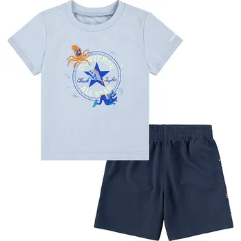 Chlapecké tričko Tričko Converse Hellblau/ Dunkelblau 4007602 110