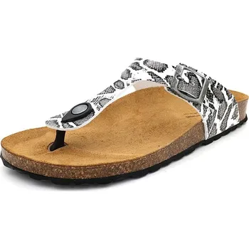 Dámské žabky billowy Weiß/ Schwarz 4147142 36