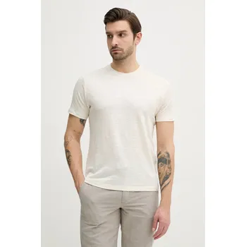 Plátěné tričko Paul&Shark 25411020 béžová 01X, vel. M