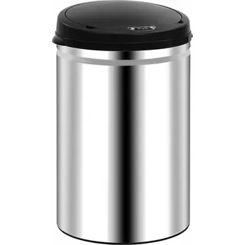Odpadkový koš VidaXL 30l stříbrný kovový Odpadkový koš