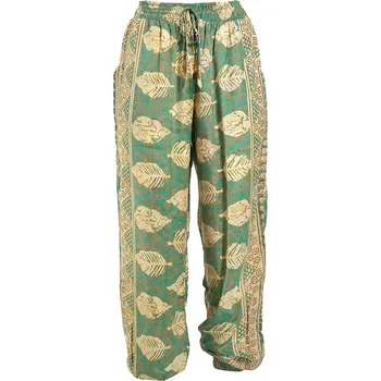 Dámské kalhoty BLE Gold/ Grün 6168634 M/L