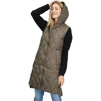 Dámská vesta Vesta AMBER & JUNE Khaki 1782581 36