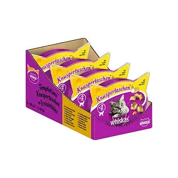 Krmivo pro kočku Whiskas Temptations pamlsek pamlsky pro kočky kuřecím masem a sýrem 4x60g