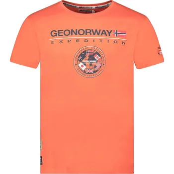Pánské tričko Tričko Geographical Norway Orange 2021711 S