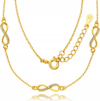 Náhrdelník Náhrdelník Euforia Ł543, symbol nekonečna, 45 cm