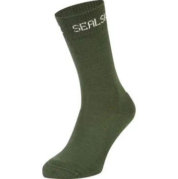 Pánské ponožky Ponožky SEALSKINZ Khaki 6800114 M