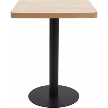 Jídelní stůl Kuchyňský stůl VidaXL černý, odstíny hnědé 60 x 60 x 75 cm