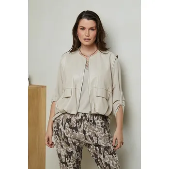 Dámská vesta Bunda Curvy Lady Beige 6689106 48/50