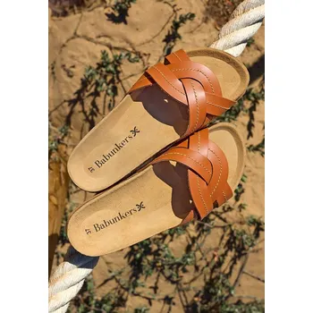 Dámské žabky BABUNKERS Family Braun 441897 42