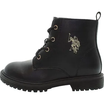 Dívčí kozačky Boty U.S. Polo Assn. Schwarz 7814341 29