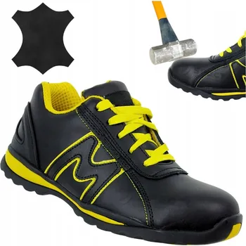 Pracovní obuv Pracovní boty Specto kožené polobotky s ocelovou špičkou, velikost 45