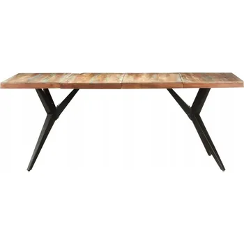 Jídelní stůl Kuchyňský stůl VidaXL obdélníkový, odstíny růžové, 200 x 90 x 76 cm