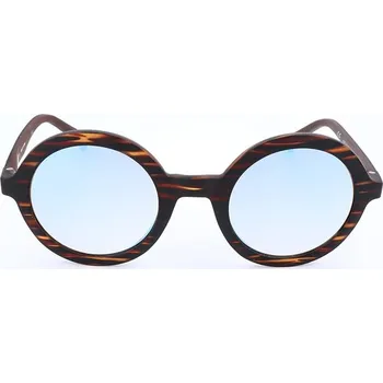 Sluneční brýle adidas Dunkelbraun-Gelb/ Hellblau 2243417 49