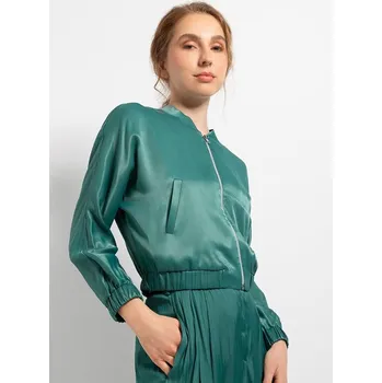 Dámská vesta Bunda More & More Türkis 2144593 46