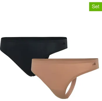 Dámské spodní prádlo Kalhotky adidas Hellbraun/ Schwarz 3559812 XL