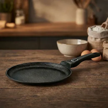 Pánev Mramorová pánev na palačinky STARKE PRO Svart Marble 28 cm