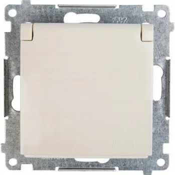 Elektrická zásuvka Elektrická Zásuvka zásuvka Kontakt-simon béžová