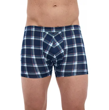 Boxerky Pánské boxerky Cornette Prime 904/133 vel. XXL (52) s vysokým kostkovaným vzorem bavlna