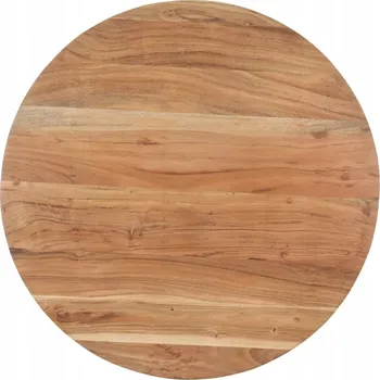 Jídelní stůl Kuchyňský stůl Greatstore kulatý černý 80 x 75 x 80 cm