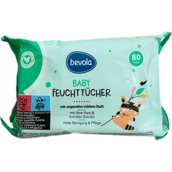 Vlhčený ubrousek Vlhčené ubrousky 80 ks BEVOLA