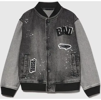 Chlapecká bunda Sisley Anthrazit 2547114 130