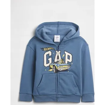 Chlapecká mikina GAP dětská mikina polyester modrá, velikost 92