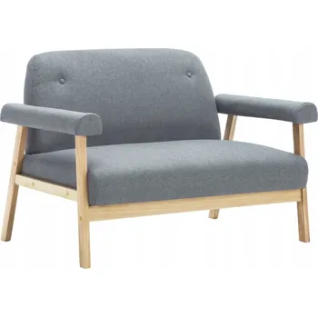 Pohovka Pohovka VidaXL 115 x 69 cm látka šedá