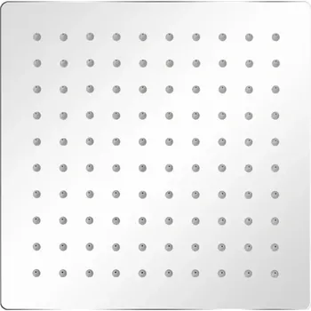 Sprchová hlavice Dešťová hlavice z nerezové oceli, 20x20 cm, čtvercová