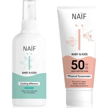 NAÏF SUN DUO Ochranný krém na opalování SPF 50 a Sprej po opalování