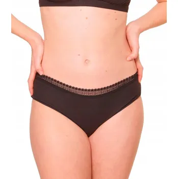 Kalhotky 2 balení kalhotek Kalhotky Sloggi GO Ribbed Hipster XS Černé 2 - balení