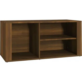 Botník Police na boty, hnědý dub, 100x35x45 cm