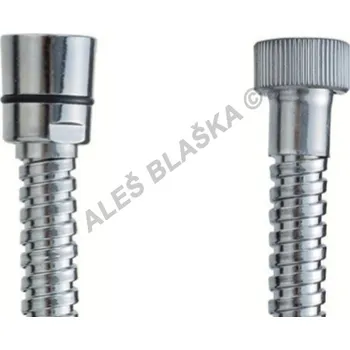 Sprchová hadice Sprchová hadice kovová dvouzámková (hadička ke sprše) - chrom,200cm 6310C