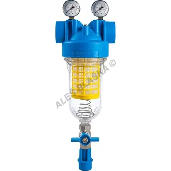 Ochranný vodní filtr ATLAS FILTRI - Itálie | HYDRA MINI M RLH samočistící filtr se zpětným proplachem s manometry (Atlas filtr vodní-filtrace vody) - 1/2" HYDRA MINI M RLH