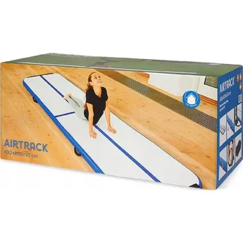 podložka na cvičení Gymnastická tréninková podložka na cvičení jógy FBSPORT Airtrack 4m x 10cm