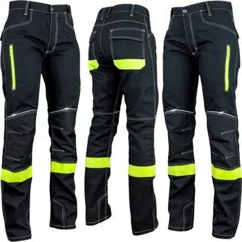 Pracovní obuv Dlouhé reflexní pracovní kalhoty Specto s výstražným uzávěrem, BOZP Strong, vel. 54