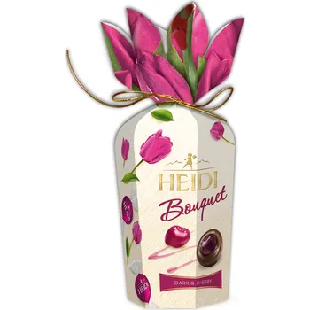 Čokoláda Čokoládové pralinky Heidi s višňovou náplní v hořké čokoládě 120 g